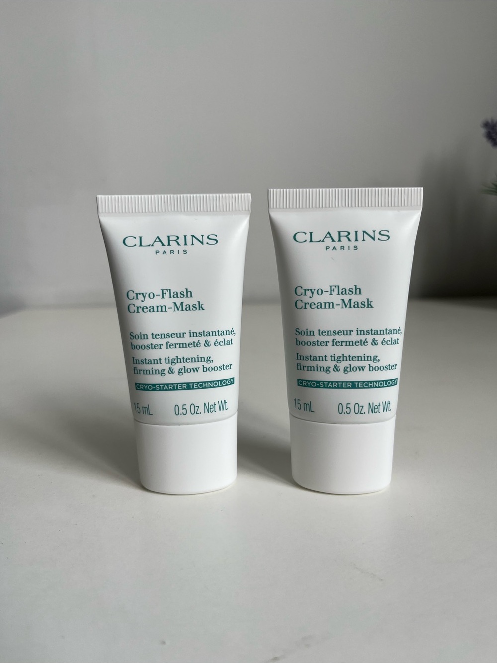 2/20$ New Clarins Cryo-Flash Cream- Mask